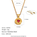 12 Birthstone Hammered Pendant Necklace