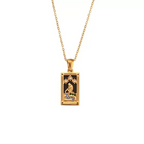 Vintage Card Pendant Necklace