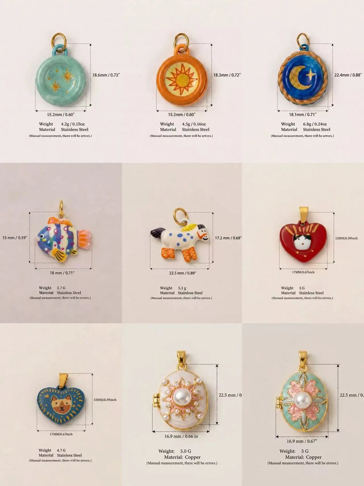 COLORFUL PENDANTS
