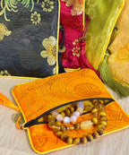 Oriental Traditional Silk Embroidered Jewelry Pouch
