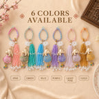Oriental Traditional Brocade Tassel Rabbit Charm